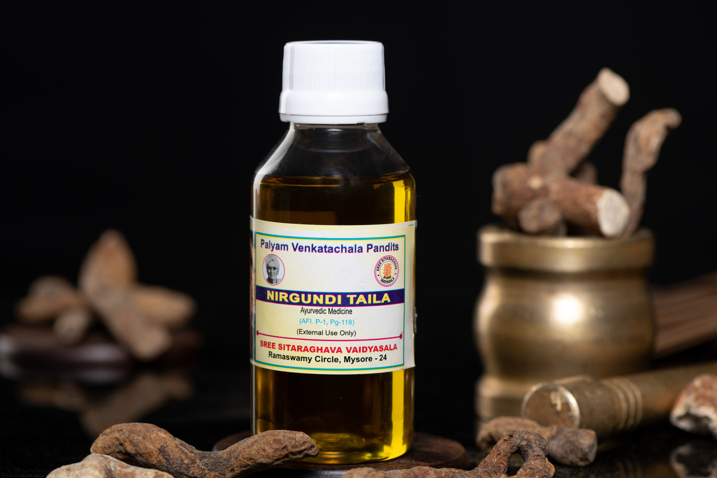 Nirgundi Taila – Classical Ayurvedic Massage Oil for Pain & Joint Health